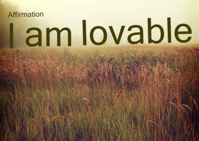 I am lovable